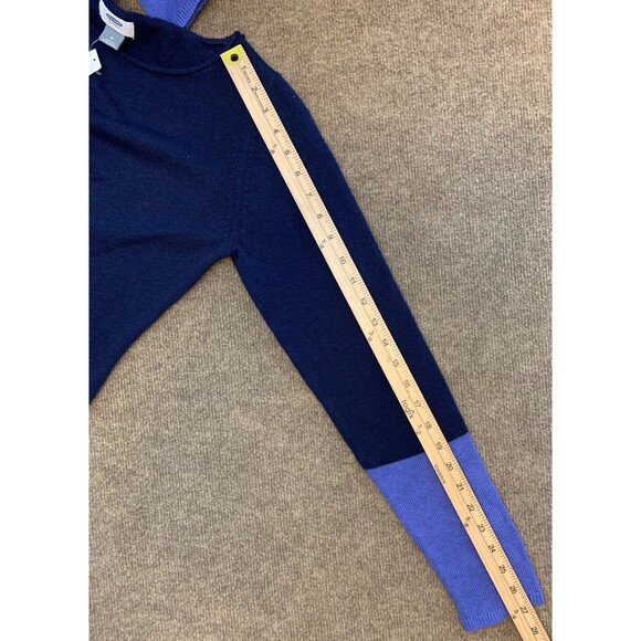 Old Navy Sweater Womens M Long Sleeve Roll Neck Color-Block Pullover Casual Knit - Picture 6 of 8